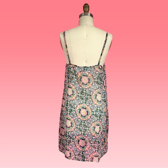 *NWT* Anna Sui Statement Floral Embroidered Puff Sleeve Coquette Midi Dress XS - Picture 7 of 17